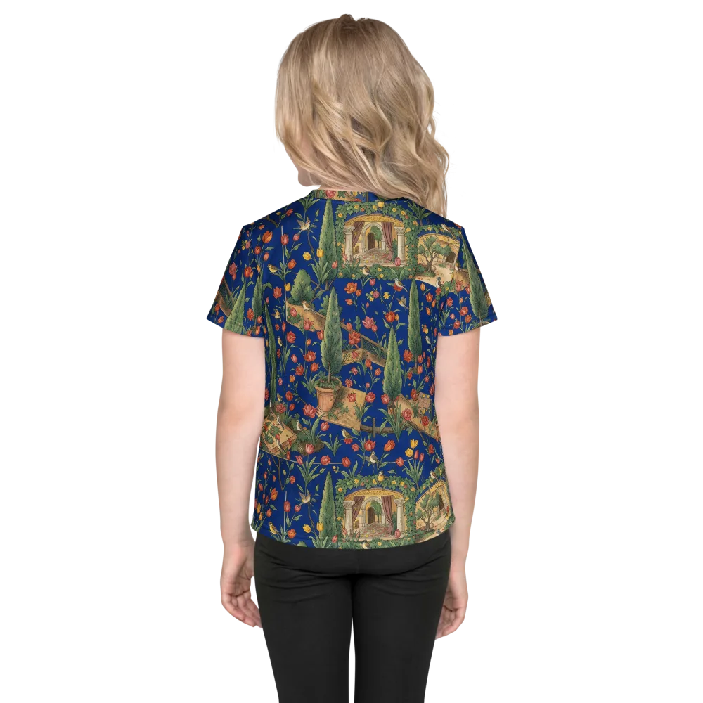 Cypress Reverie on Kids Crew Neck T-Shirt — Back