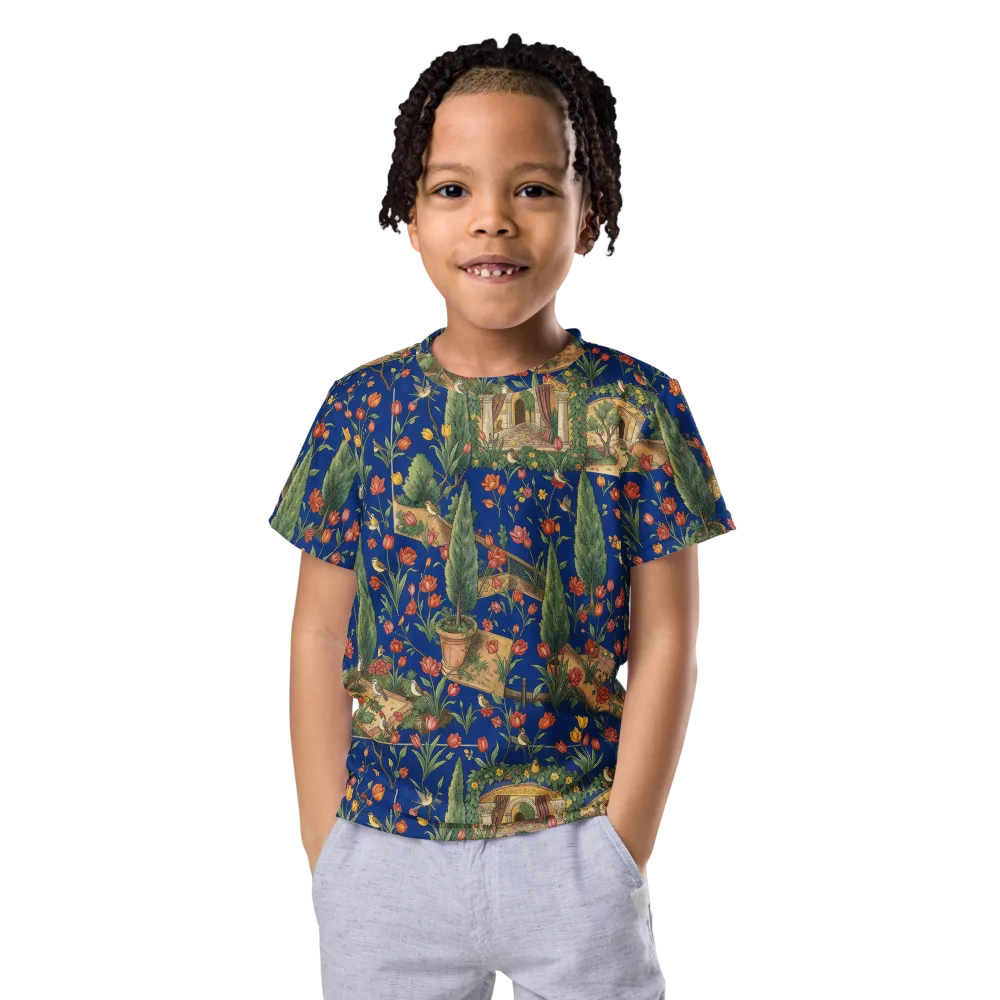 Cypress Reverie on Kids Crew Neck T-Shirt — Front