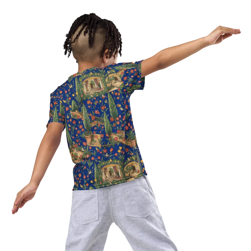 Cypress Reverie on Kids Crew Neck T-Shirt — Back