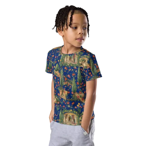 Cypress Reverie on a Kids Crew Neck T-Shirt