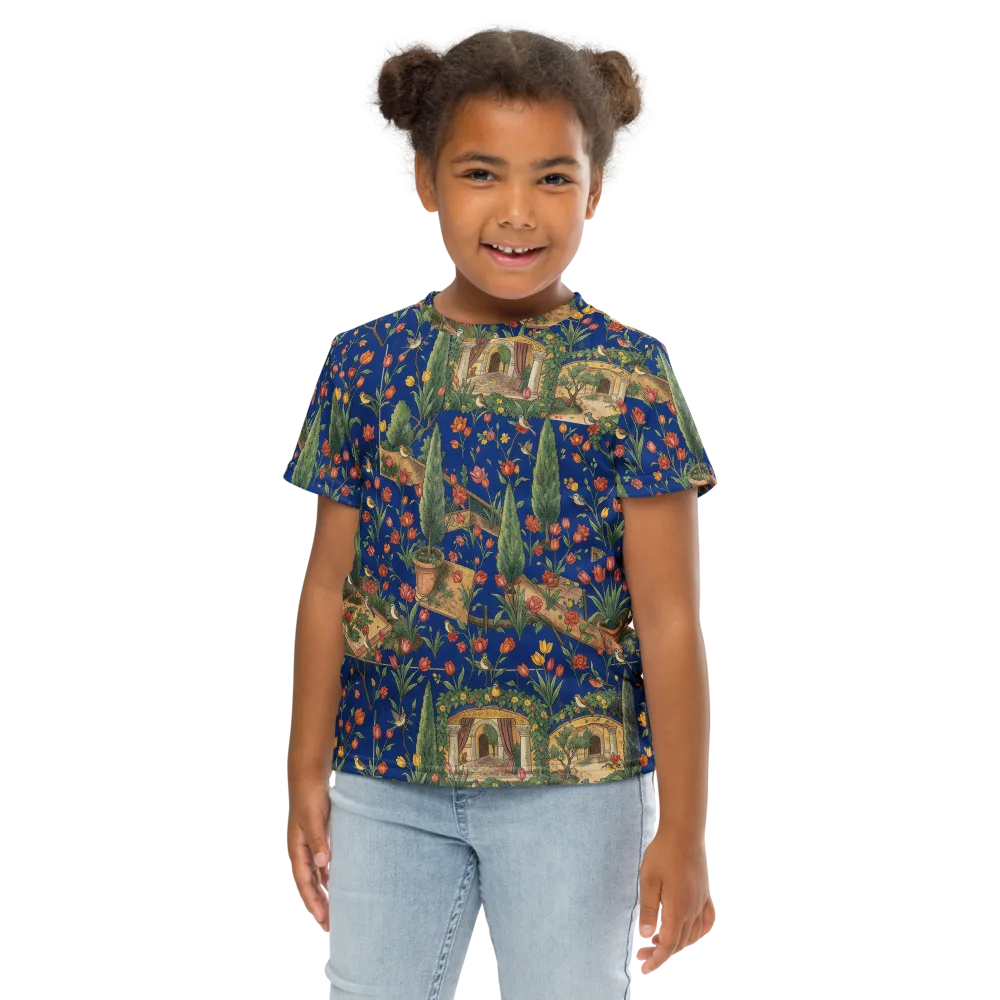 Cypress Reverie on Kids Crew Neck T-Shirt — Front