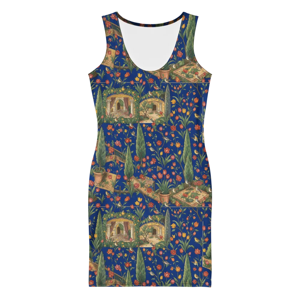 Cypress Reverie on Bodycon Dress — Front