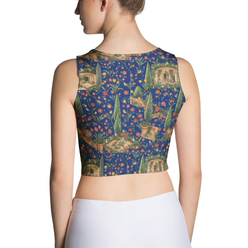 Cypress Reverie on Crop Top — Back