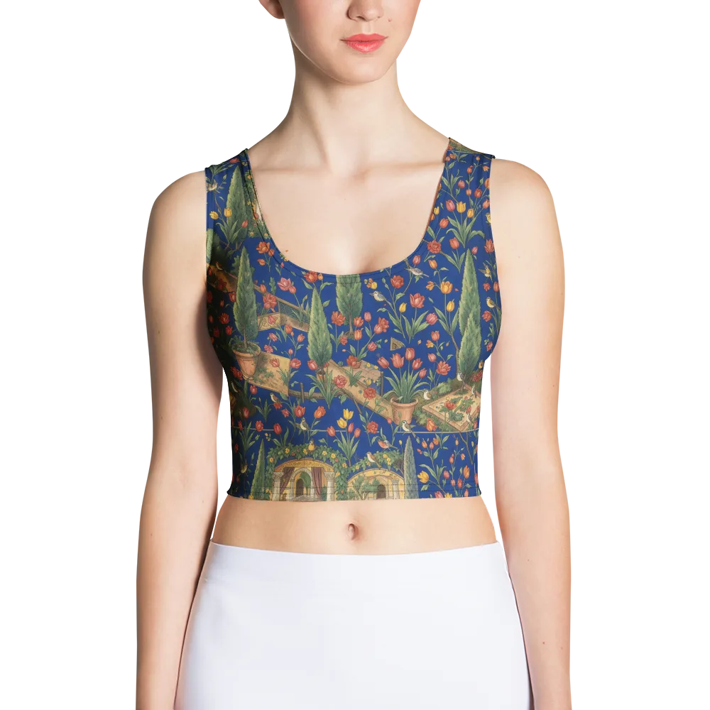 Cypress Reverie on Crop Top — Front