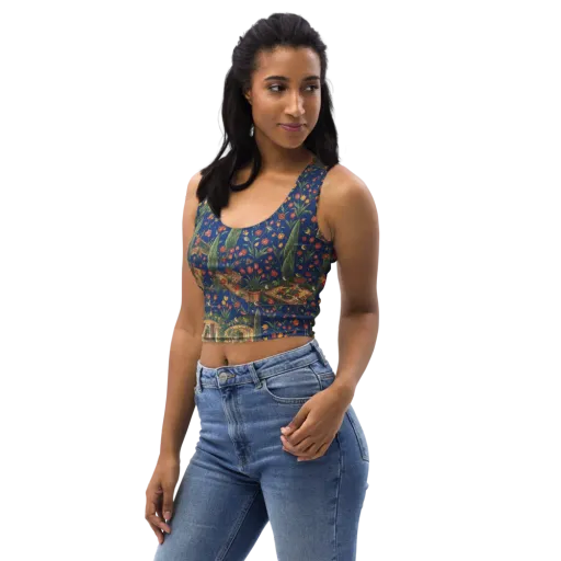 Cypress Reverie on a Crop Top