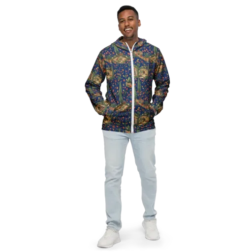 Cypress Reverie on a Men's Windbreaker