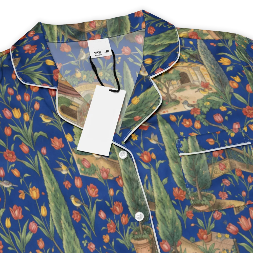Cypress Reverie on Women's Short Sleeve Pajama Top — Product details