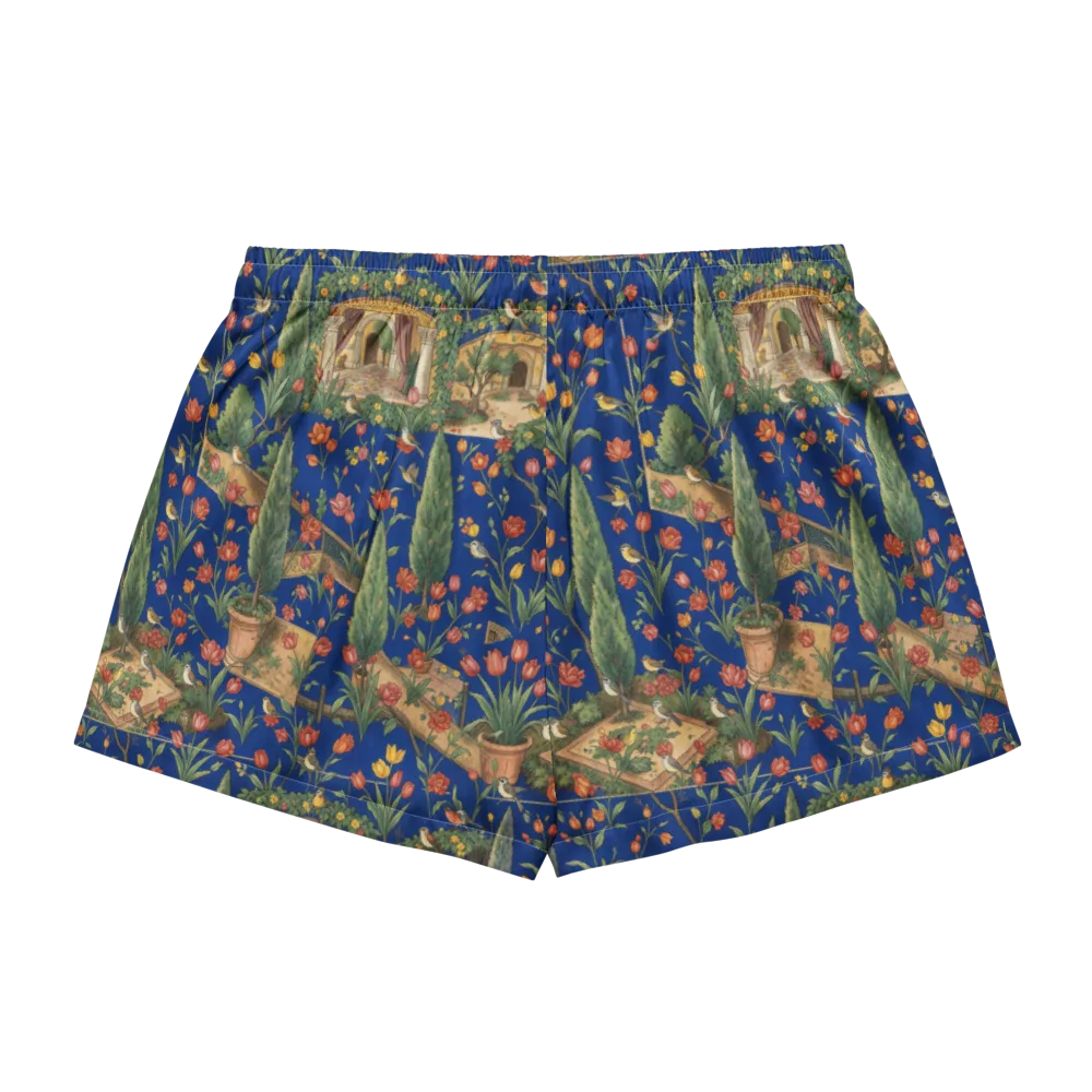 Cypress Reverie on Women's Pajama Shorts — Back