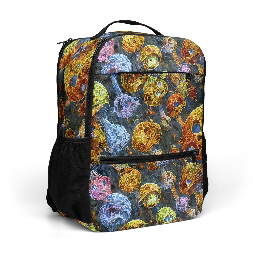 Prismatic Ruins on Utility Backpack — Right Front