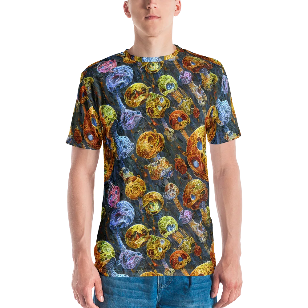 Prismatic Ruins on Men's Crew Neck T-Shirt — Front
