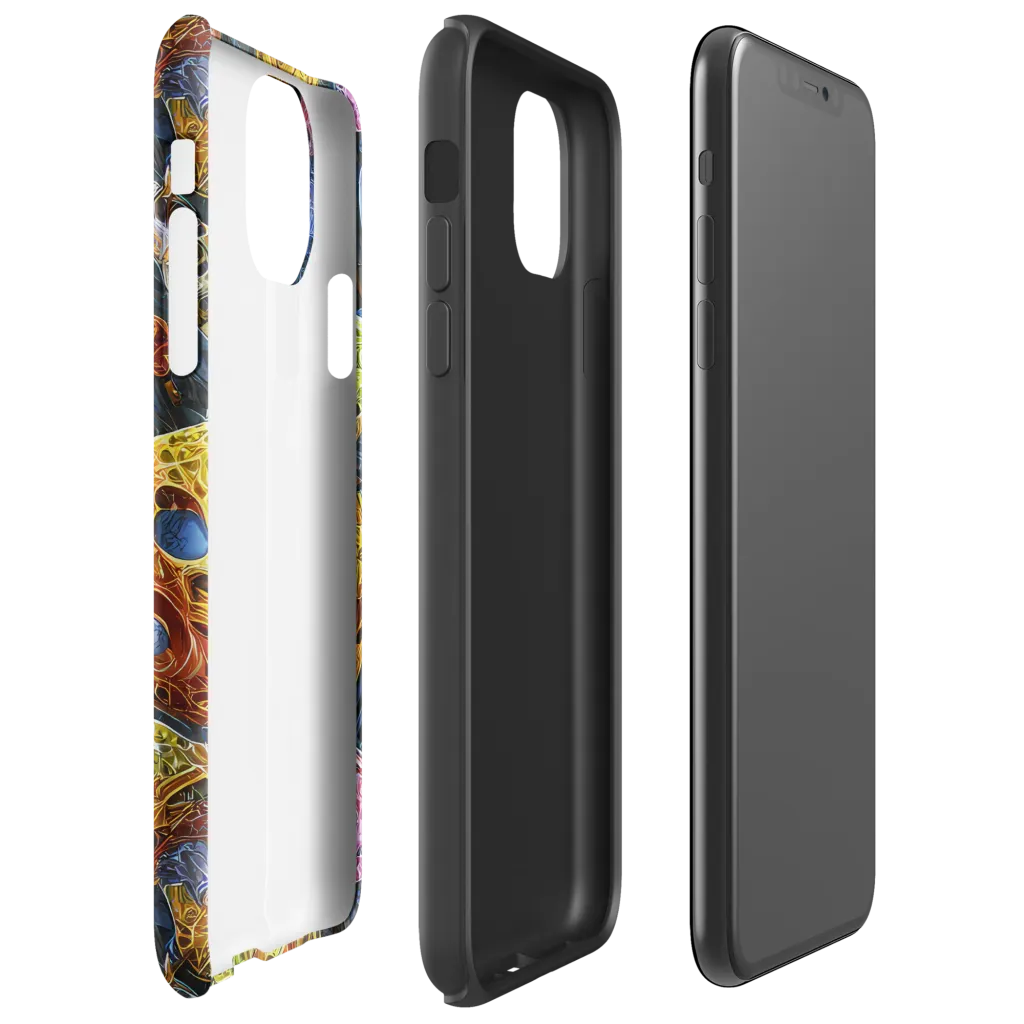 Prismatic Ruins on Tough Case for iPhone® — Right