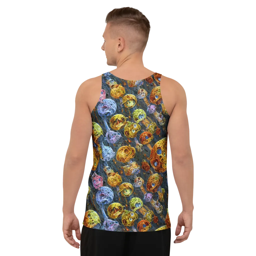 Prismatic Ruins on Men's Tank Top — Back