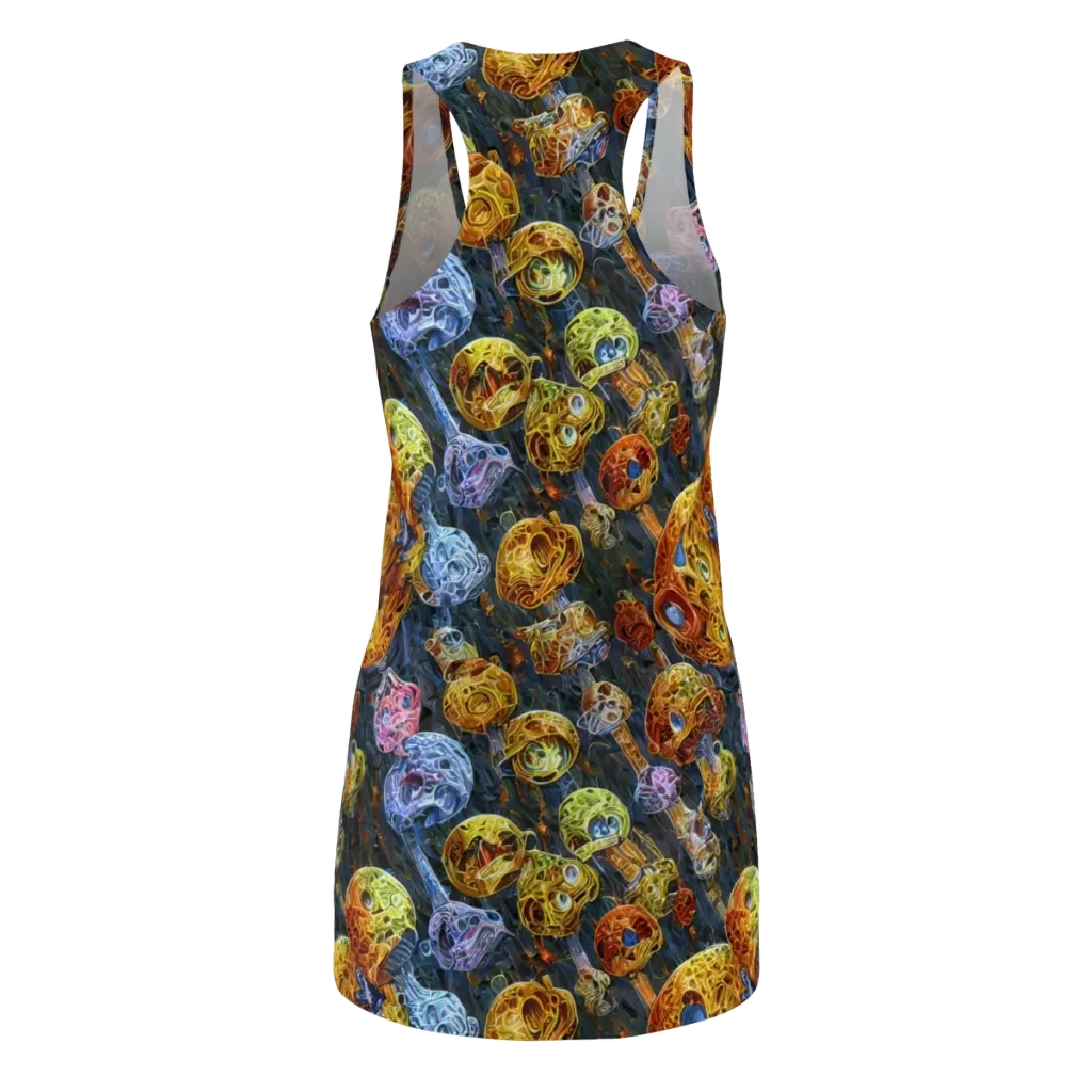 Prismatic Ruins on Racerback Dress — Back
