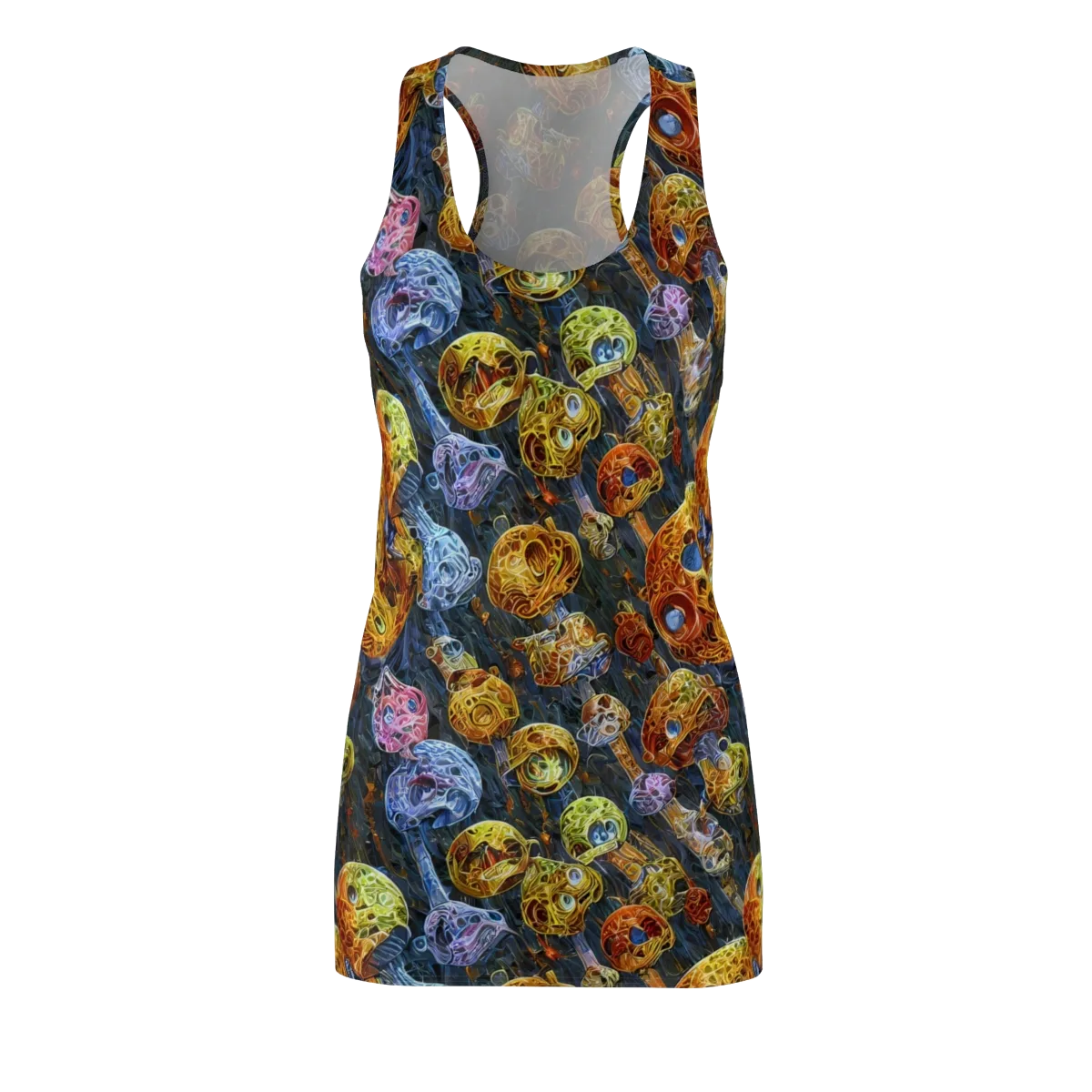 Prismatic Ruins on Racerback Dress — Front