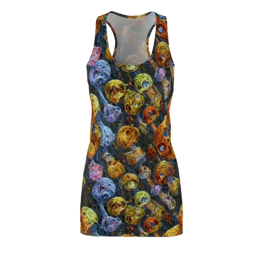 Prismatic Ruins on a Racerback Dress