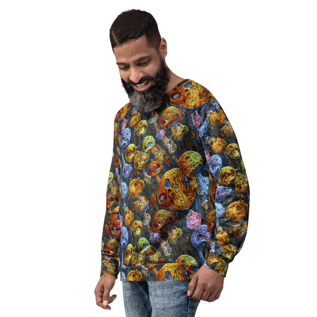 Prismatic Ruins on Sweatshirt — Left Front