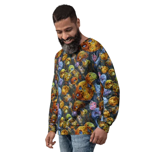Prismatic Ruins on a Sweatshirt