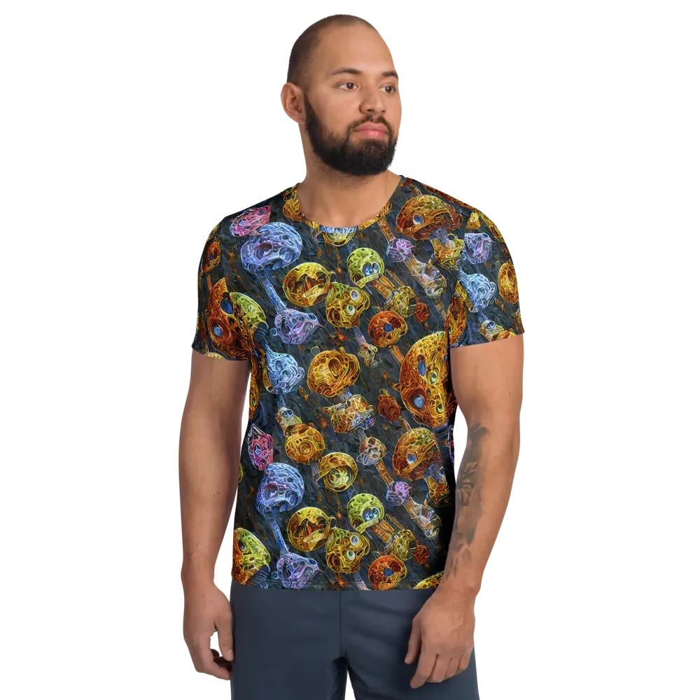Prismatic Ruins on Men's Athletic T-Shirt — Front