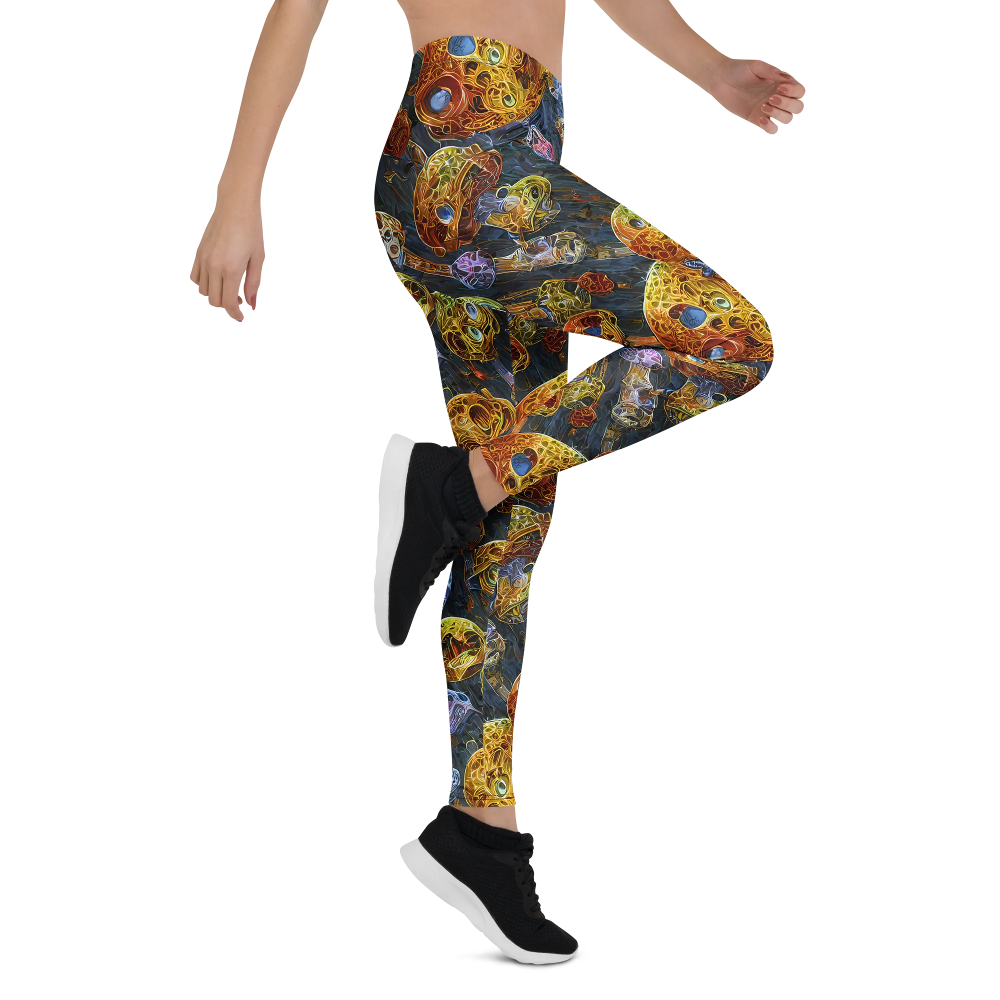 Prismatic Ruins on Leggings — Right