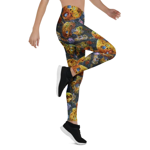 Prismatic Ruins on a Leggings