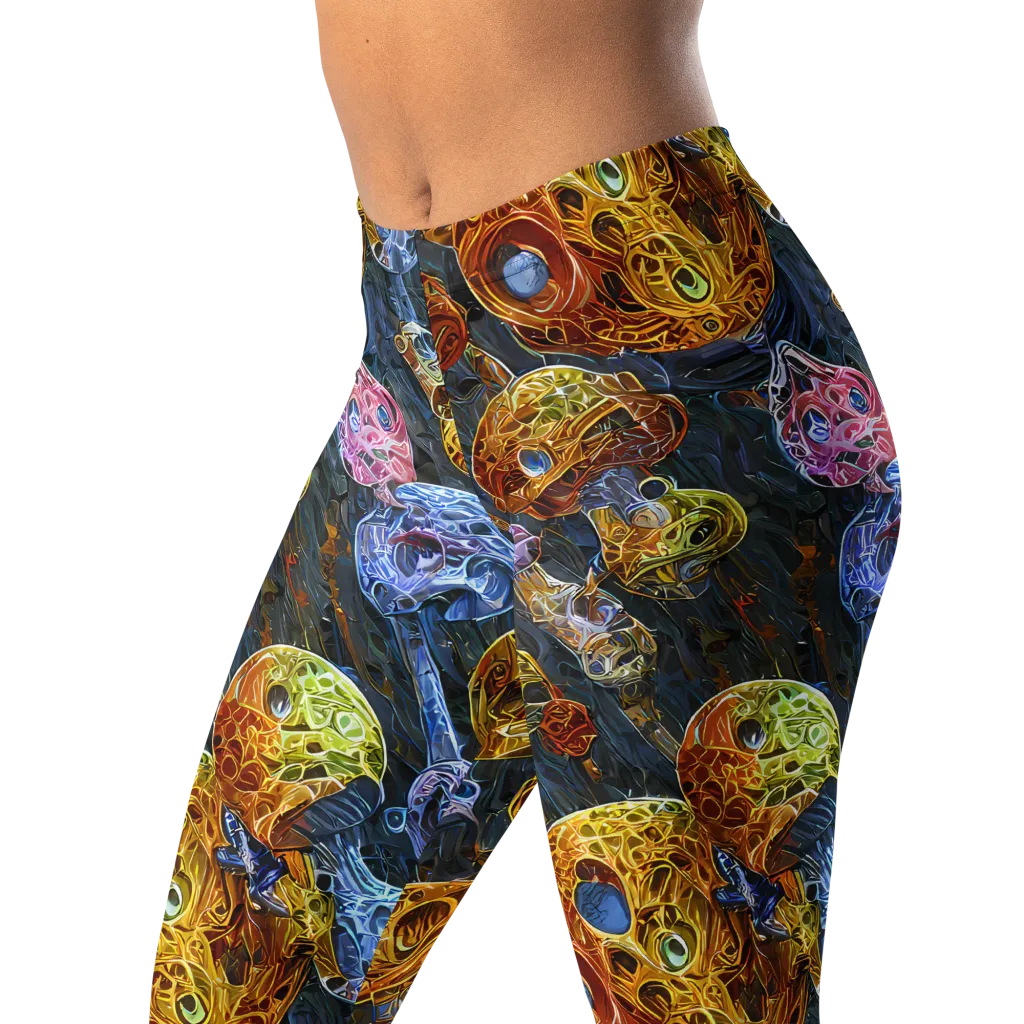 Prismatic Ruins on Leggings — Left Front