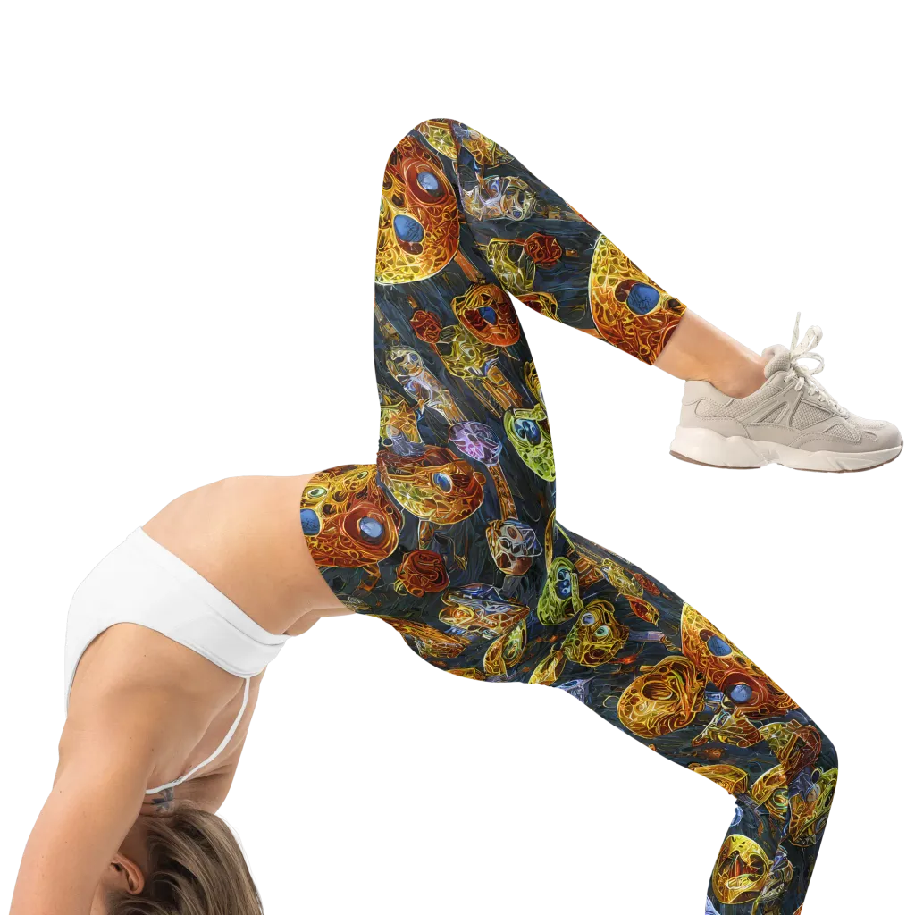 Prismatic Ruins on Leggings — Right