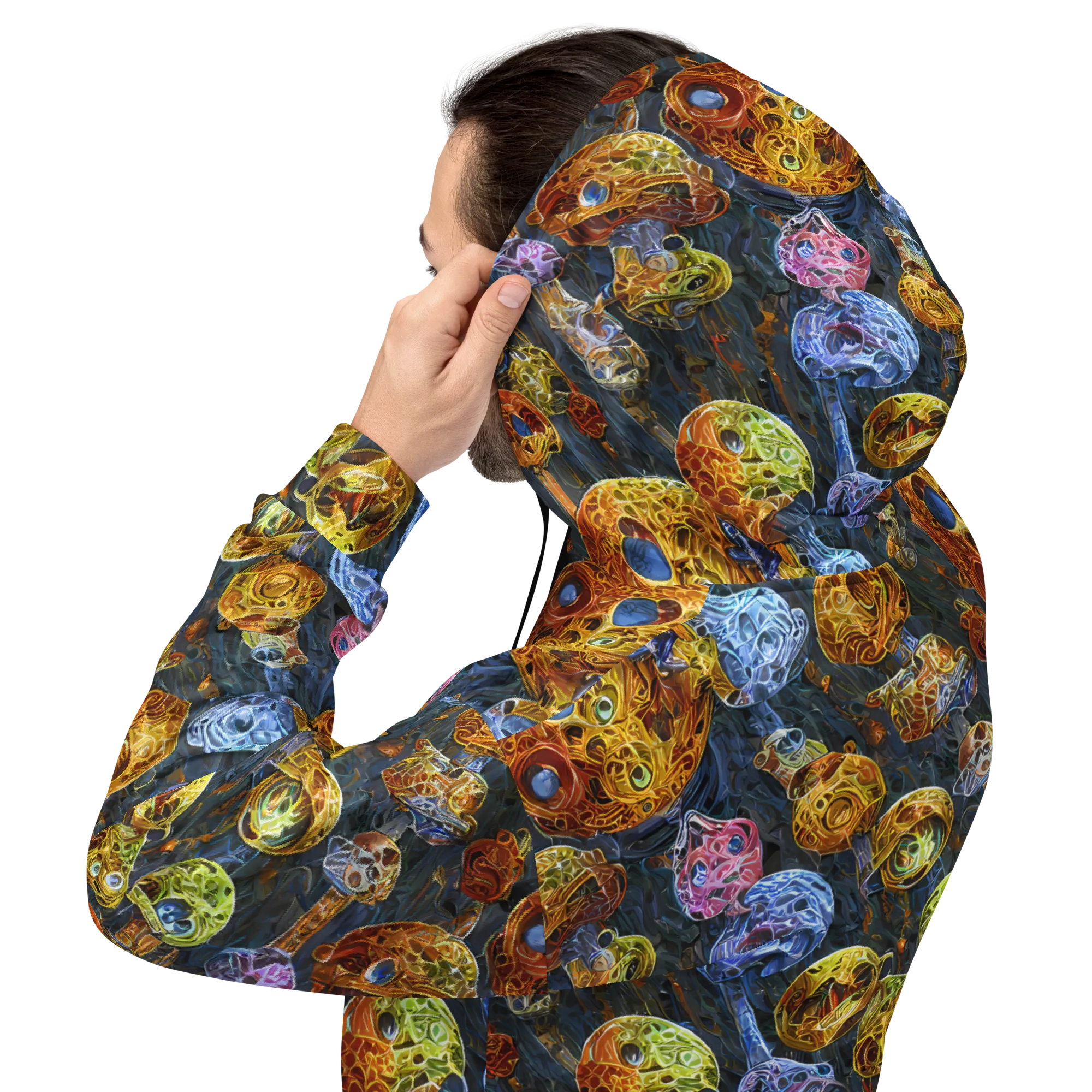 Prismatic Ruins on Hoodie — Back