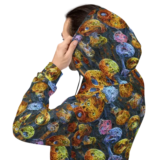 Prismatic Ruins on a Hoodie