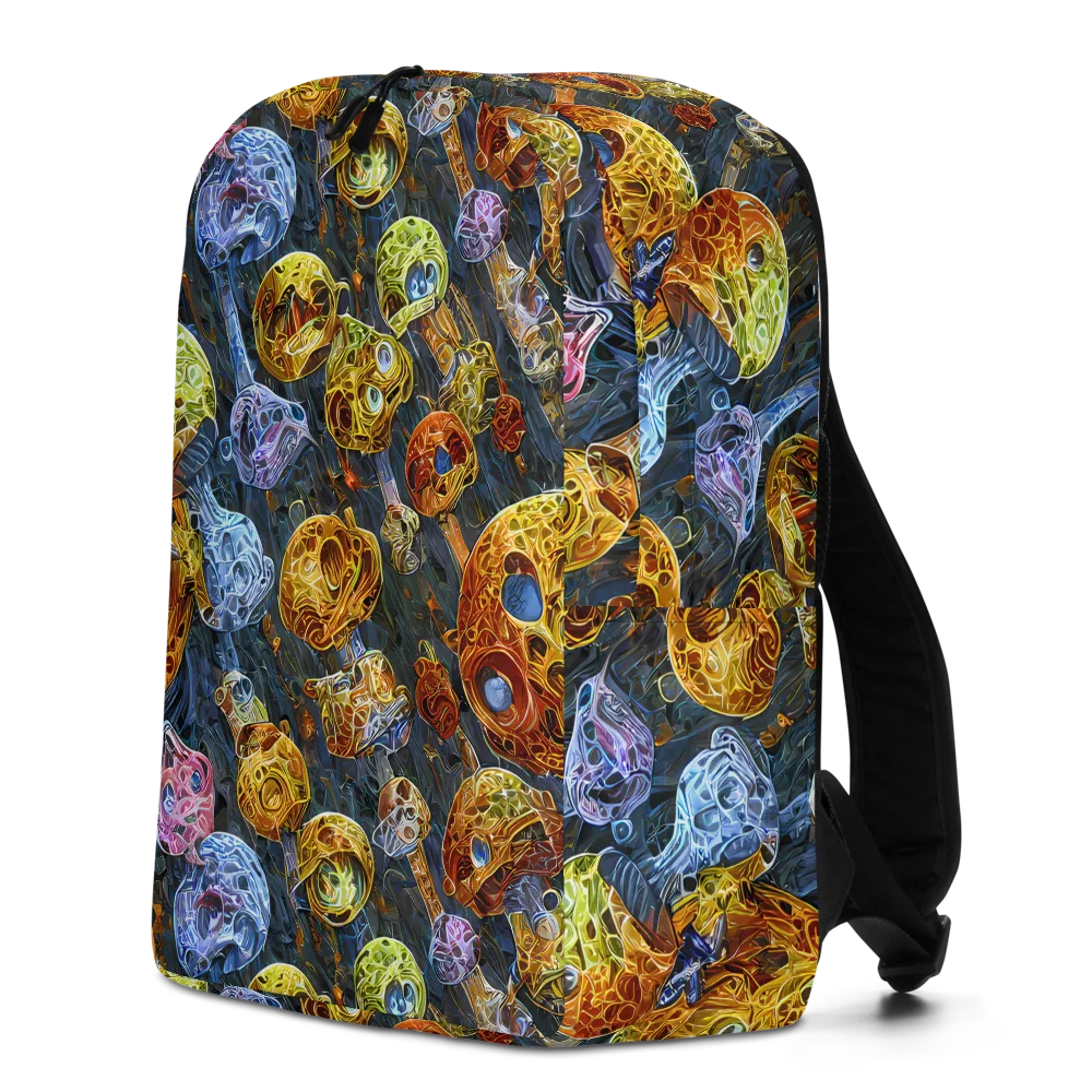 Prismatic Ruins on Minimalist Backpack — Left