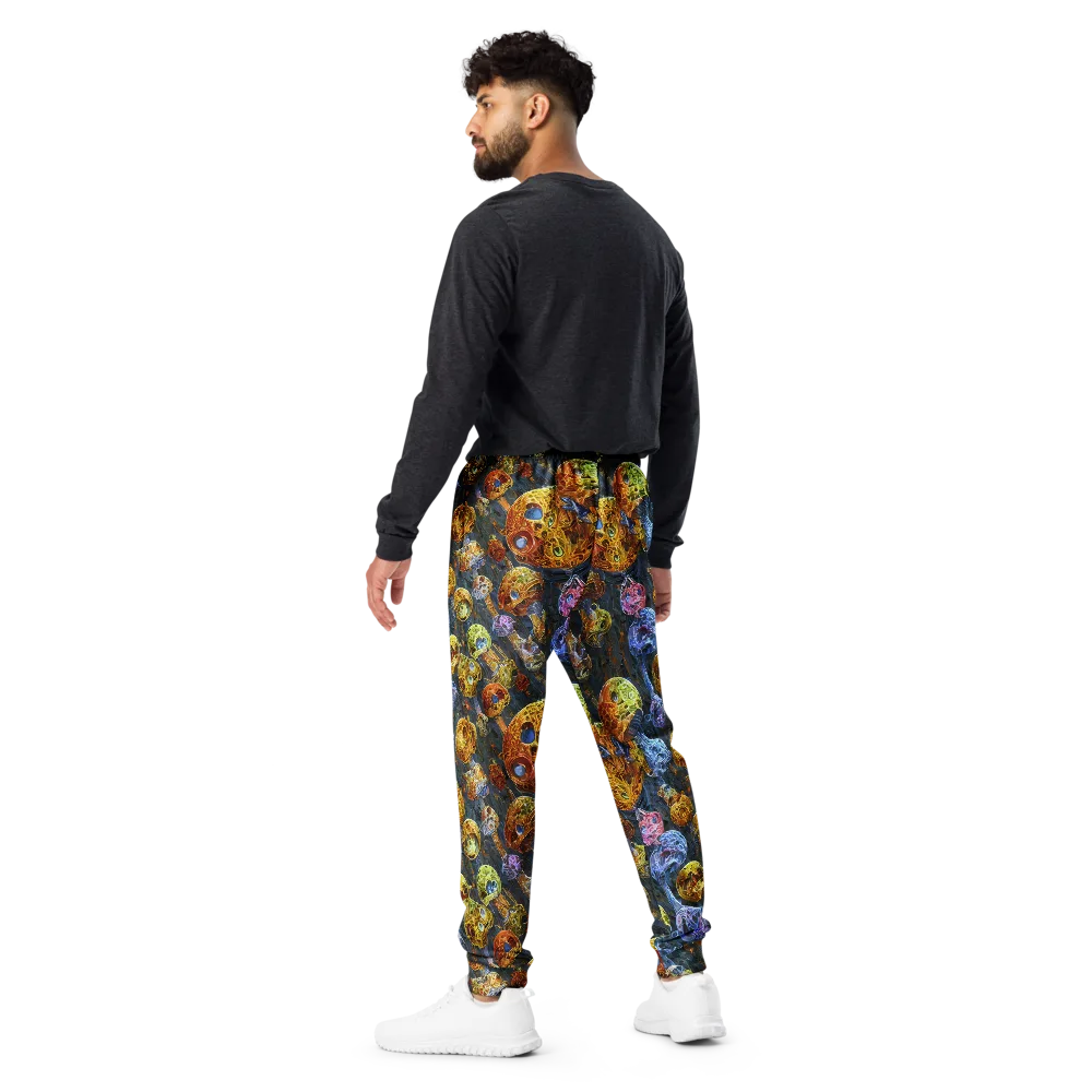 Prismatic Ruins on Men's Joggers — Back