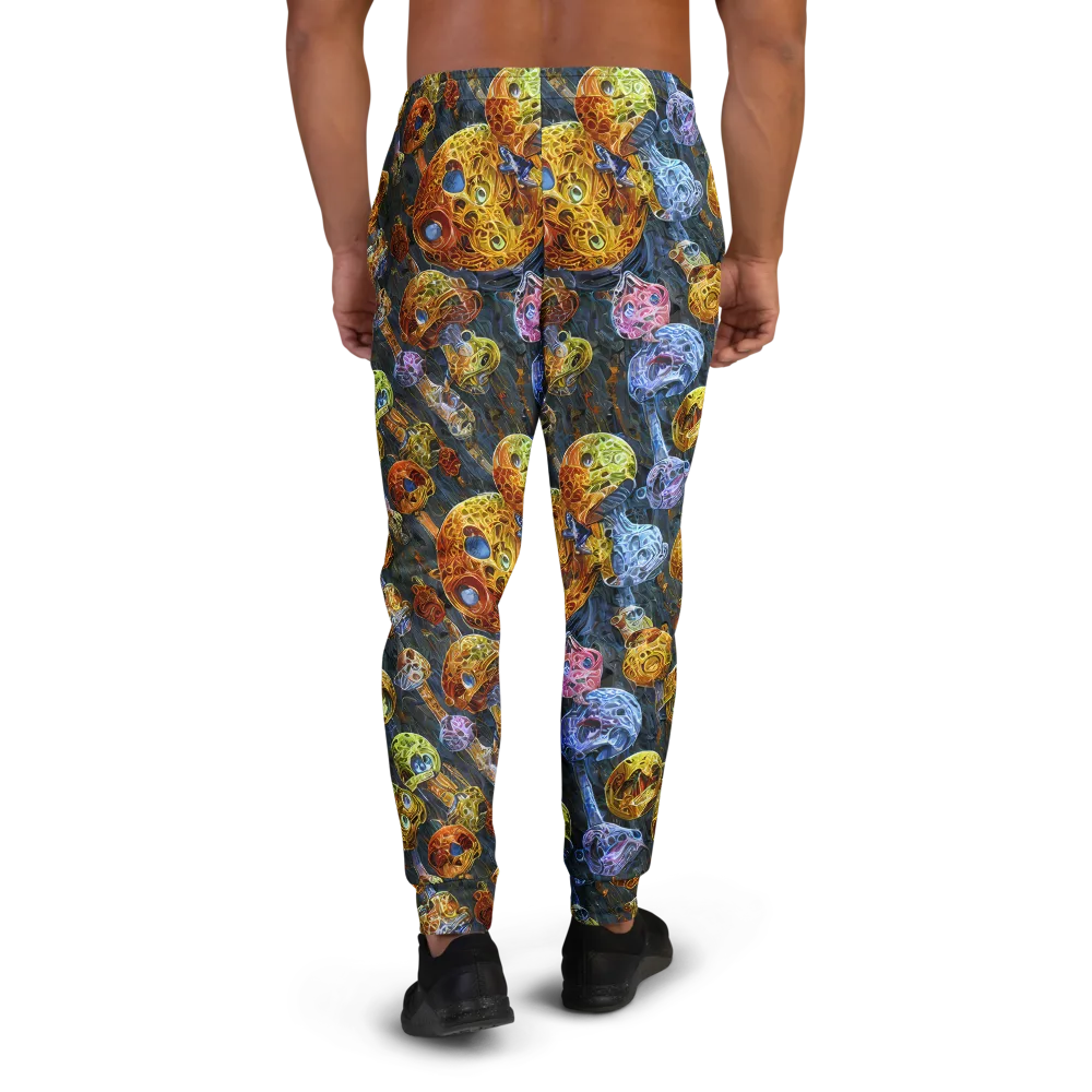 Prismatic Ruins on Men's Joggers — Back