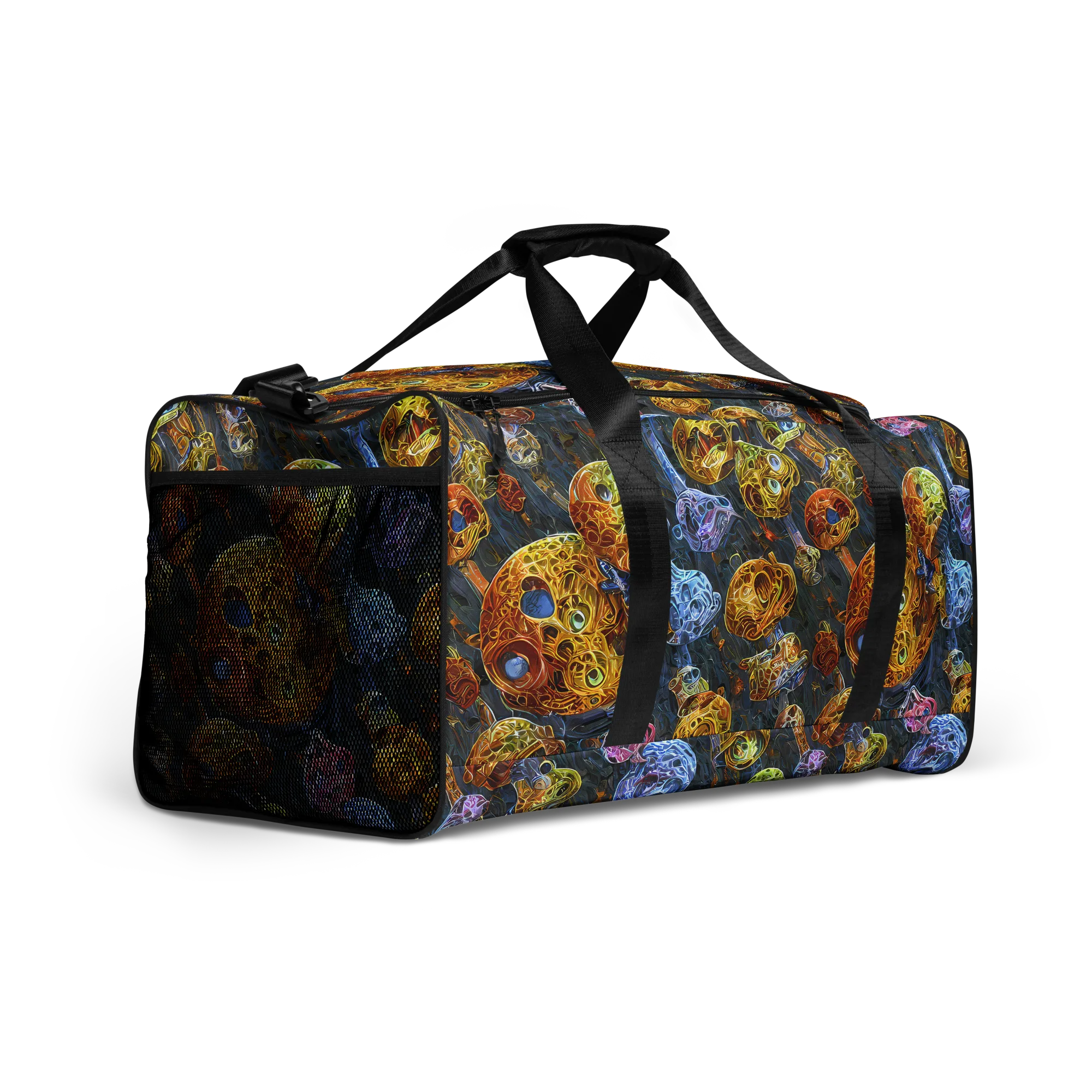 Prismatic Ruins on Duffle Bag — Right Front