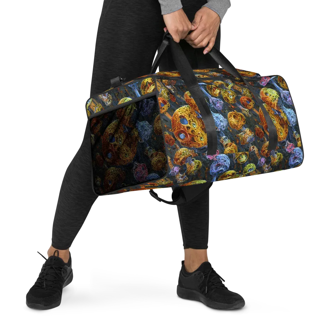 Prismatic Ruins on Duffle Bag — Right Front