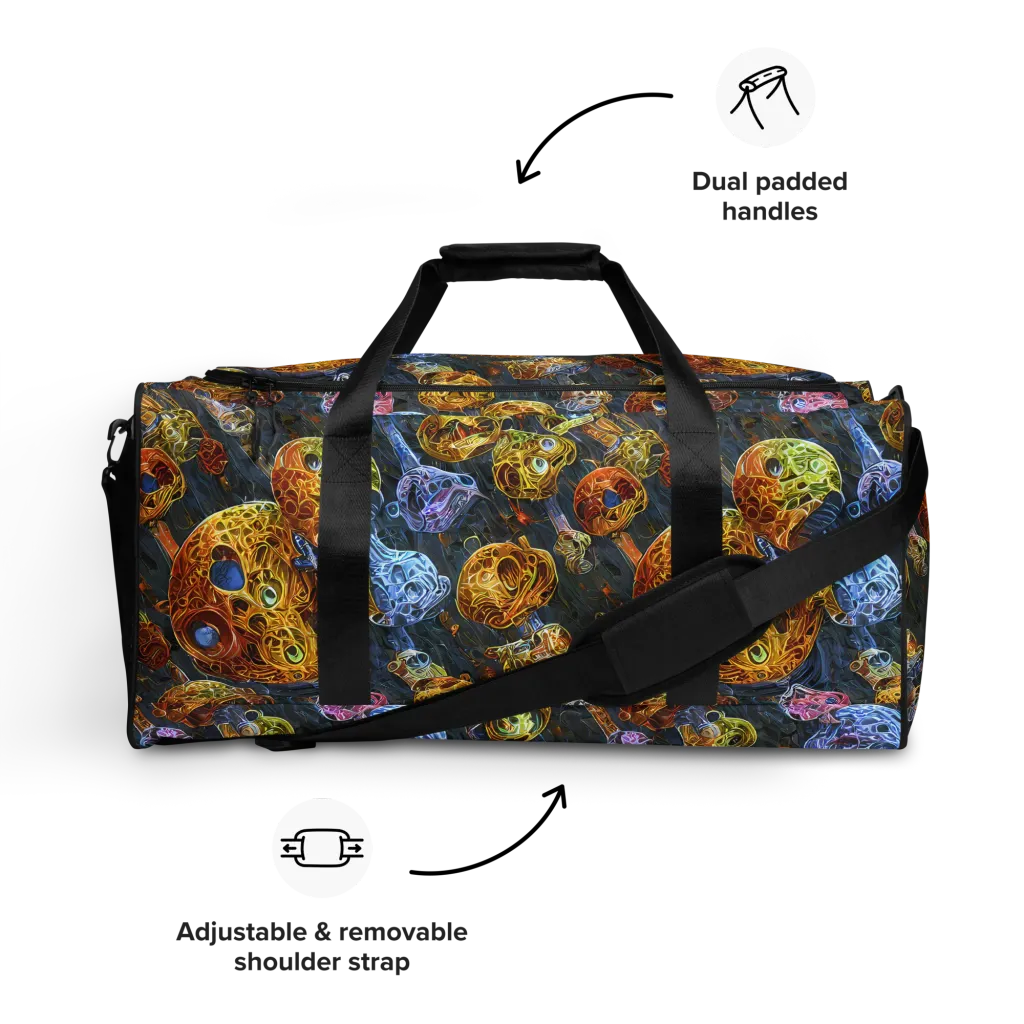Prismatic Ruins on Duffle Bag — Front