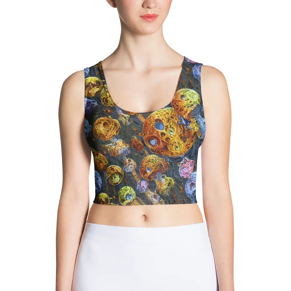 Prismatic Ruins on Crop Top — Front