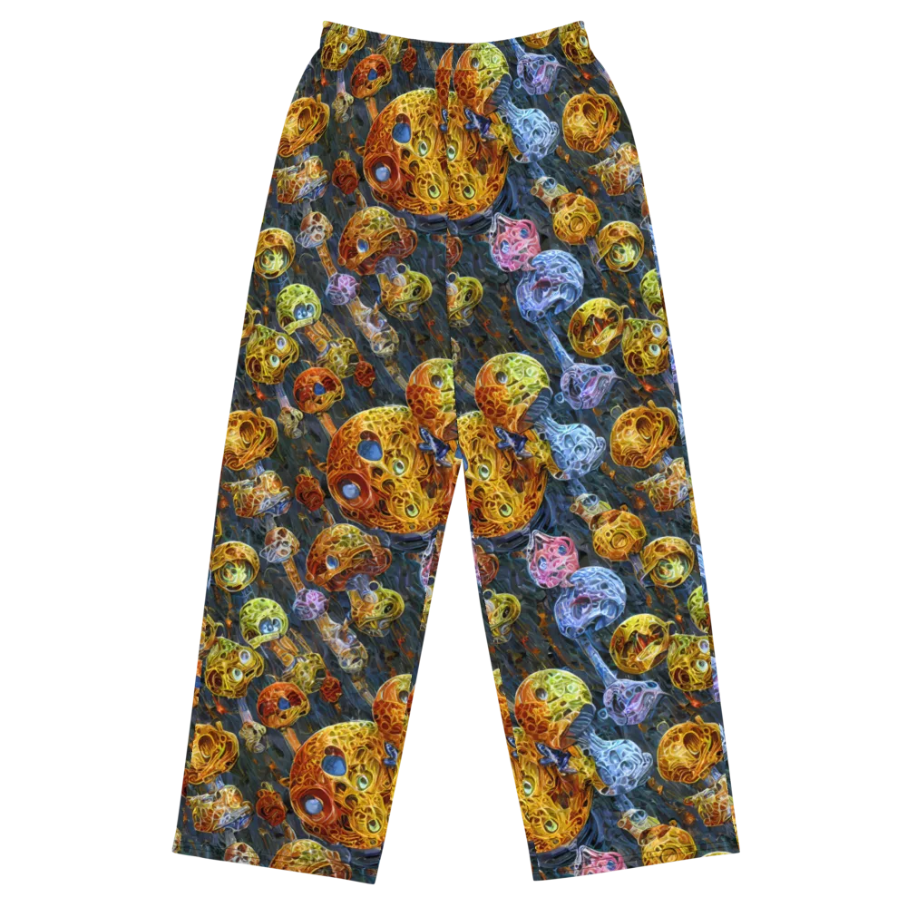 Prismatic Ruins on Wide-Leg Pants — Front