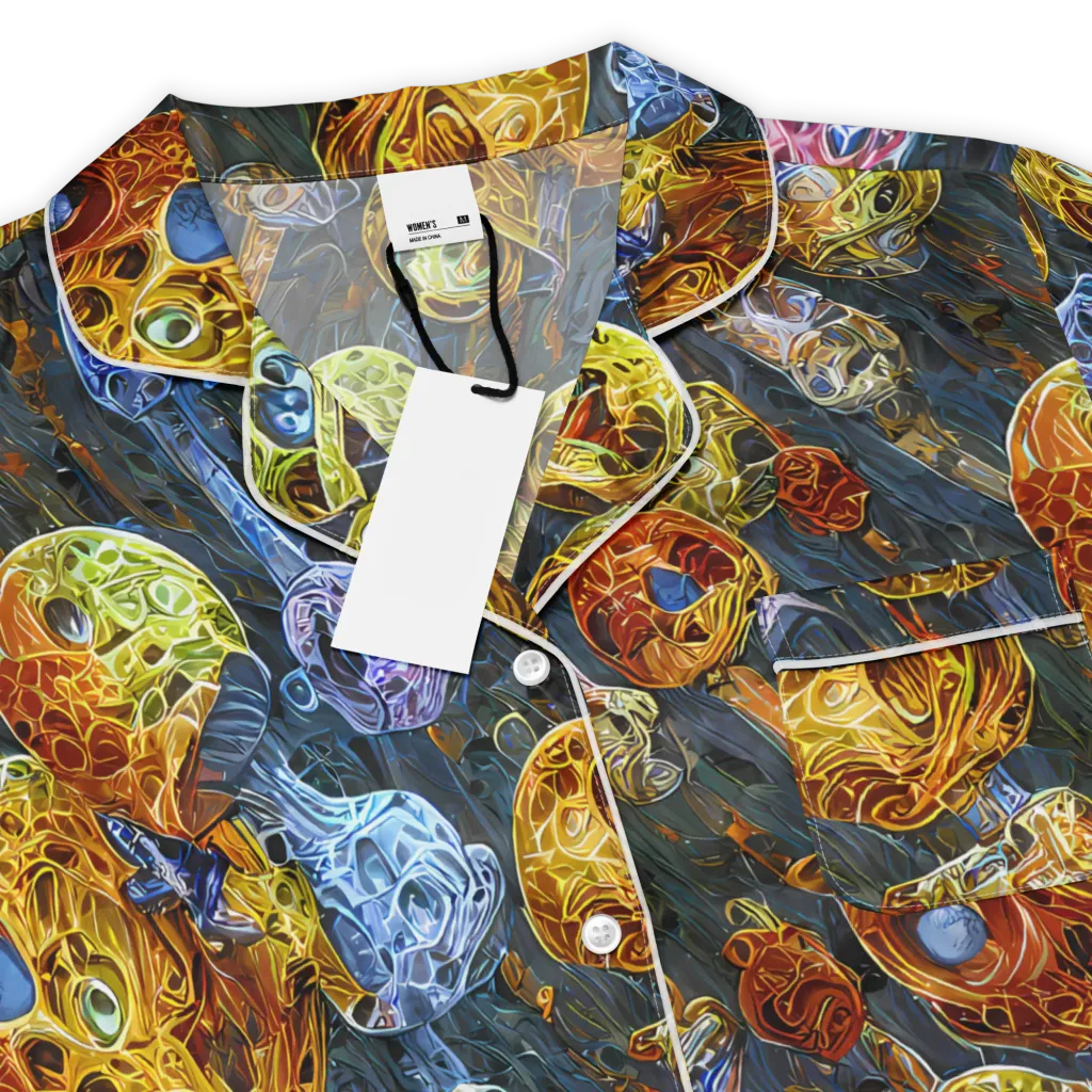Prismatic Ruins on Women's Short Sleeve Pajama Top — Product details