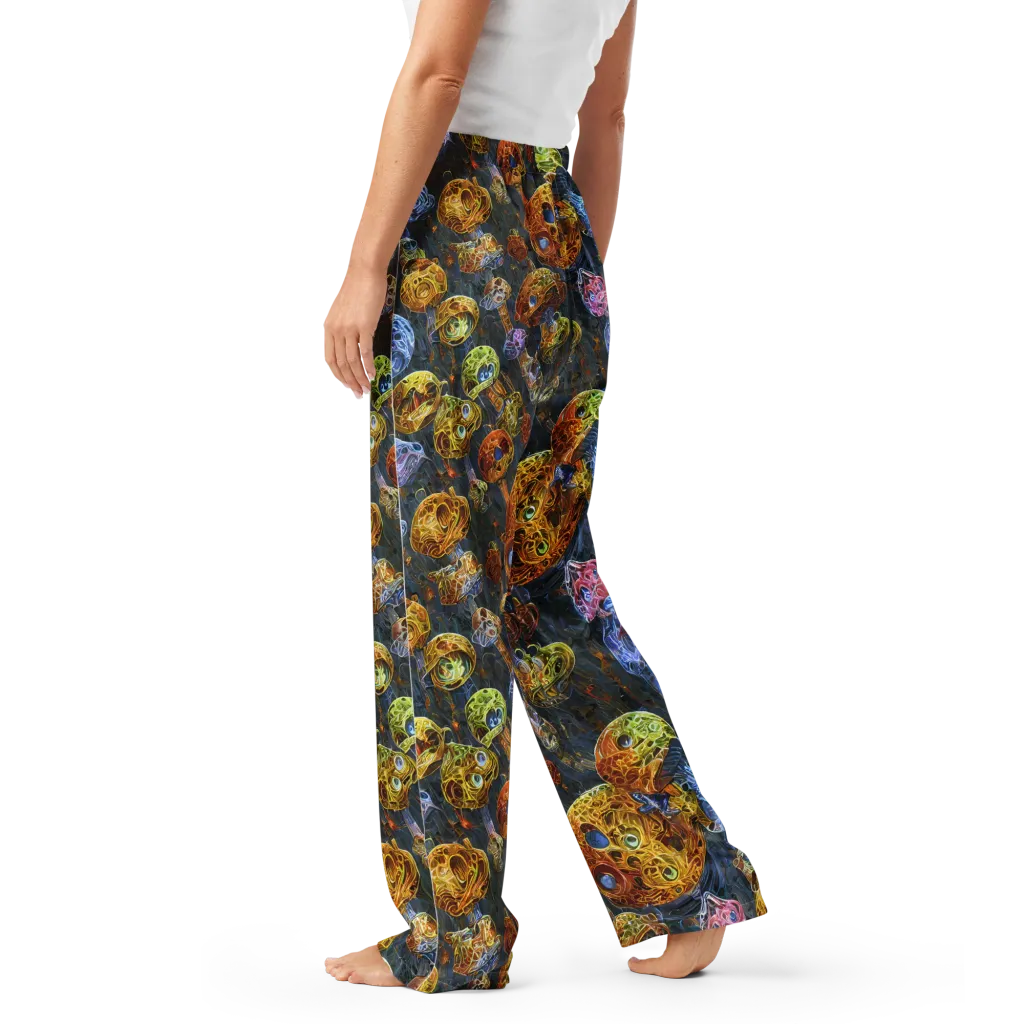 Prismatic Ruins on Women's Pajama Pants — Left