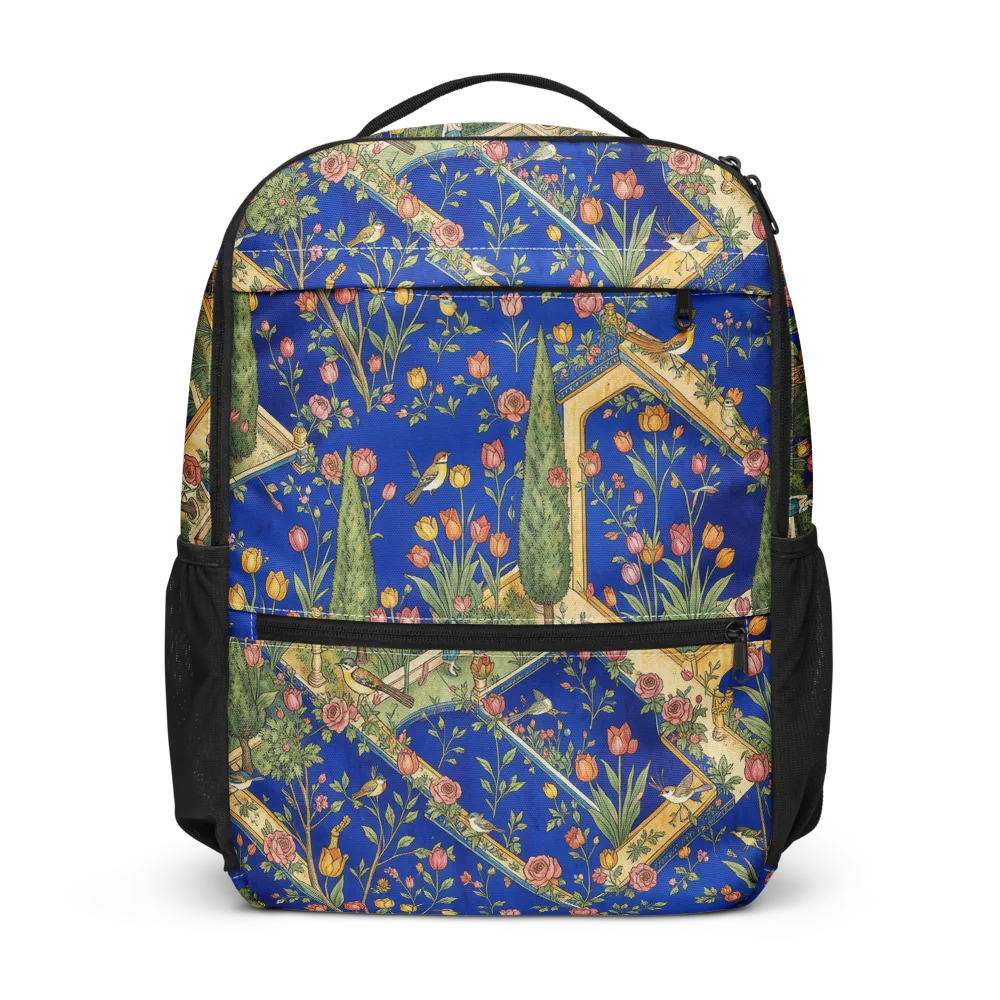 Cobalt Paradise on Utility Backpack — Front