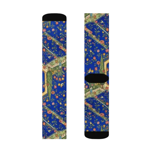 Cobalt Paradise on a Socks
