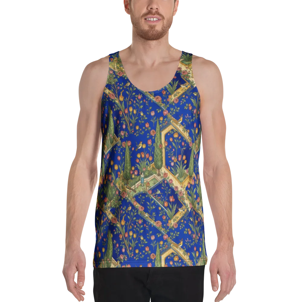 Cobalt Paradise on Men's Tank Top — Front