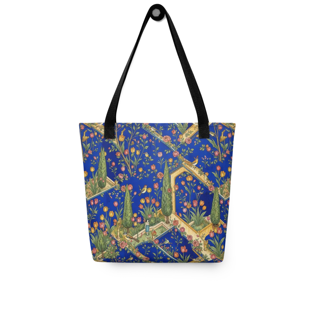 Cobalt Paradise on Tote Bag — Front