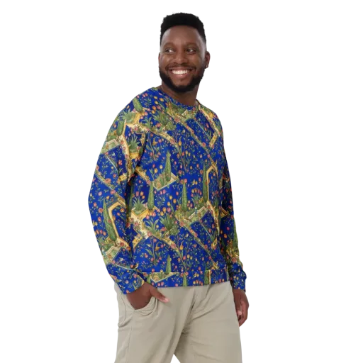 Cobalt Paradise on a Sweatshirt