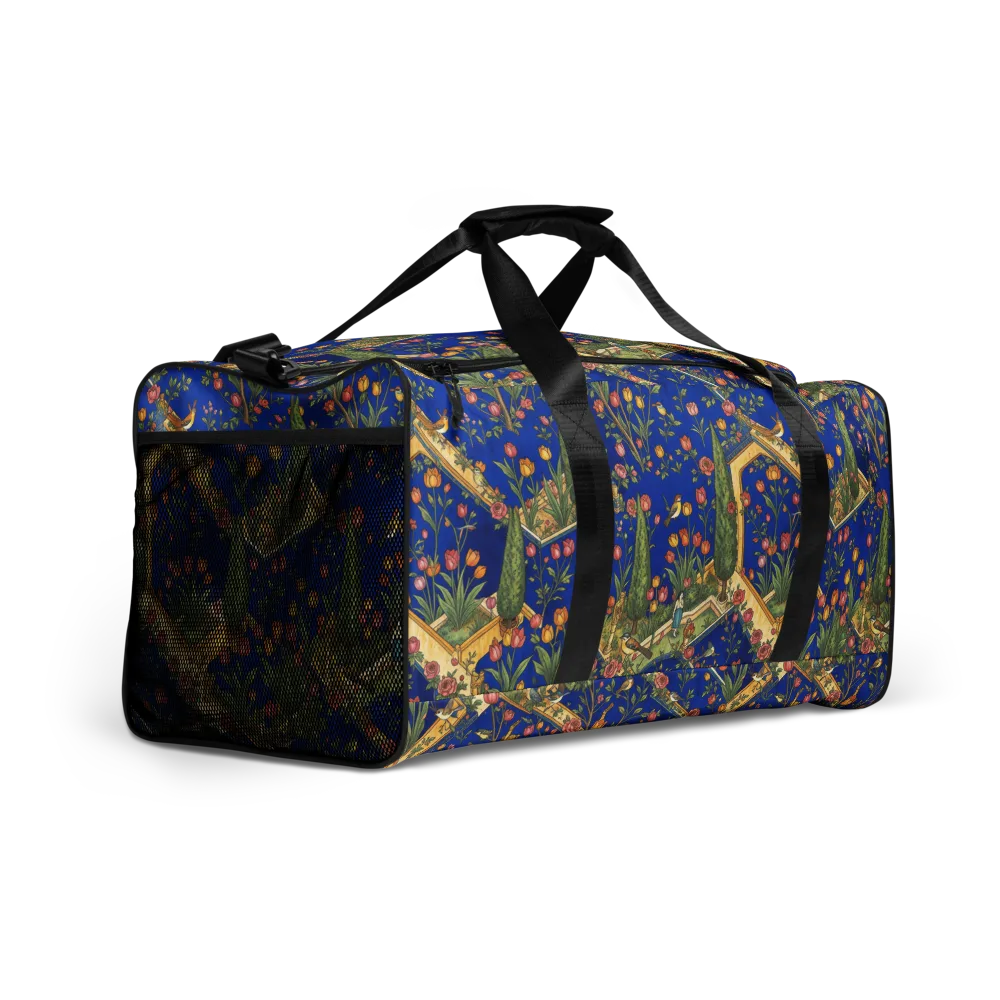 Cobalt Paradise on Duffle Bag — Right Front
