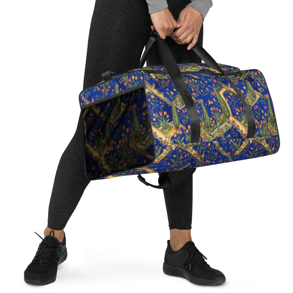 Cobalt Paradise on Duffle Bag — Right Front