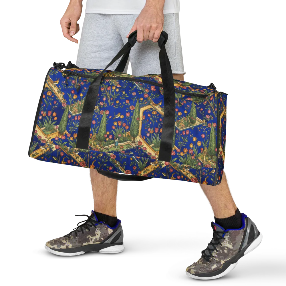 Cobalt Paradise on Duffle Bag — Front
