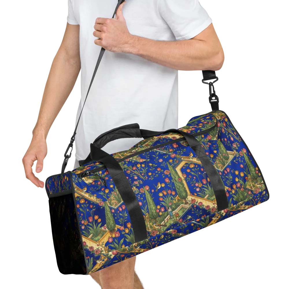 Cobalt Paradise on Duffle Bag — Right Front