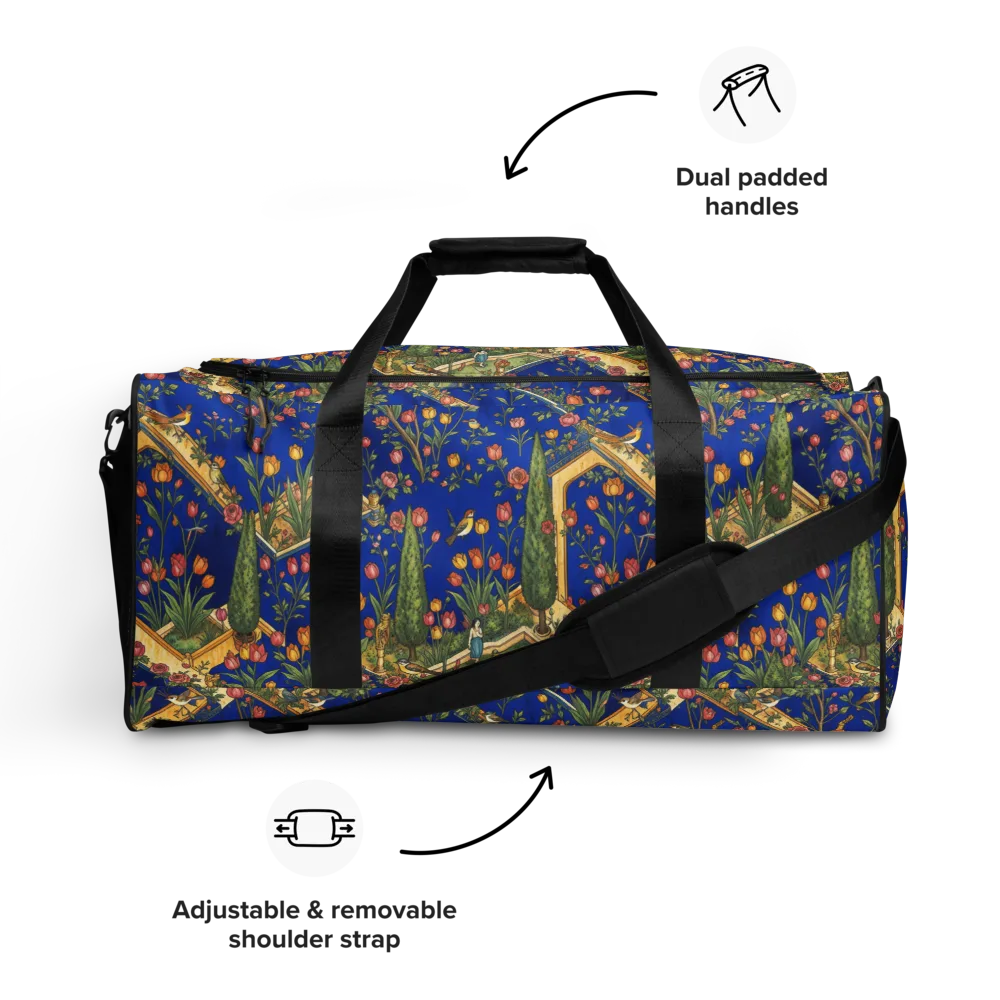 Cobalt Paradise on Duffle Bag — Front