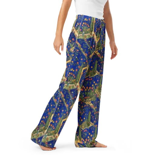 Cobalt Paradise on a Women's Pajama Pants
