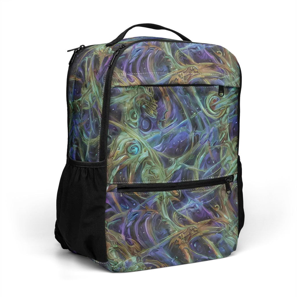 Neptune’s Garden on Utility Backpack — Right Front